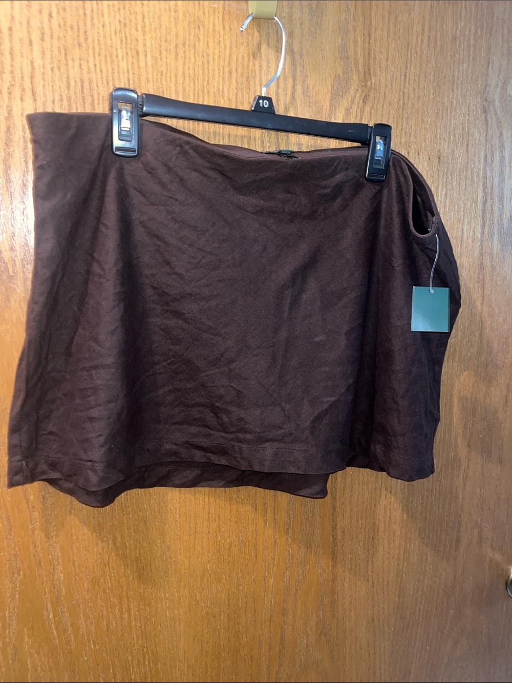 wild fable Chocolate Brown A-Line Mini Skirt